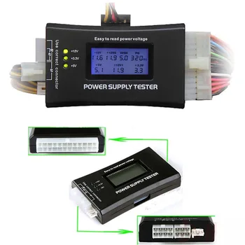 Datoru, DATORA Barošanas Testeri Pārbaudītājs 20/24 pin SATA HDD ATX BTX Metru LCD Karstā Pārdošanas Kritums Piegāde