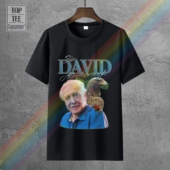 David Attenborough T Dokumentālo 90 Modes Funny Retro Dzīves Stāsts Dzīvnieku T-Krekls Moderns Streetwear