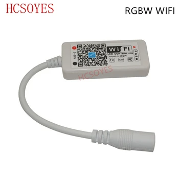 DC12-24V MINI WIFI RGB/RGBW /RGBCW led Taimera kontrolieris IS RF tālvadības Mūzikas kontrolieris Ar Alexa, Google, Mājas Telefons WIFI kontrolieris