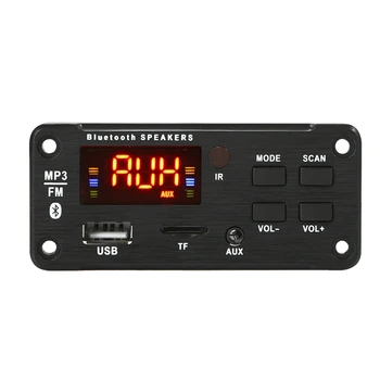 DC12V Bezvadu Bluetooth, MP3, WMA USB/SD/FM/AUX Dekoderi Valdes Plāksnes o Modulis Krāsa Sn MP3 Atskaņotāju Auto Piederumi