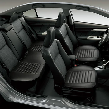DERMAY Vispārējo Ādas Automašīnu Sēdekļu Vāks Mitsubishi Outlander ASX Visi Modeļi Lancer Pajero Sport Pajero Apžilbināt Auto Stils