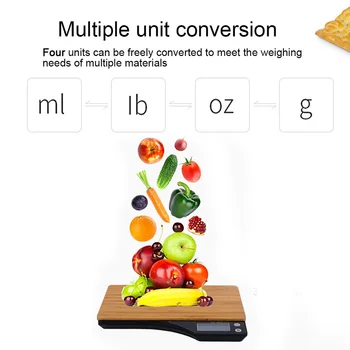 Digitālie Virtuves Mēroga 5kg Pārtikas Mēroga Daudzfunkciju Svars Mēroga Elektronisko Cepšanas & Vārīšanai Skalas, izmantojot LCD Displeju