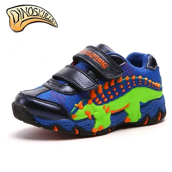 Dinoskulls Bērniem, Elpojoši apavi Bērniem, Apavi Zēniem Apavi Bērniem, Acu 2018 Sporta Apavi 3D Dinozauru Čības 27-34