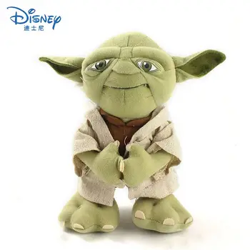 Disney Baby Yoda Plīša Lelles 22 cm Movie Star Wars Kokvilnas Rotaļlietas Spēkā Modināt Gudrs Mīkstu Pildījumu Lelle Karikatūra Ziemassvētku Dāvanu Bērniem