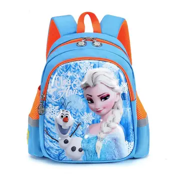 Disney Cute Baby Mugursoma Jaunu Modes Saldēti Elsa Princese Meitenes Schoolbag Bērnudārza schoolbag 3-6Y