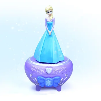 Disney Princess Rotaļlietas Pvc Darbības Rādītāji Elsa Mūzikas Modes Lelle Ziemassvētku Dāvanu Rotaļlietas Meitene Bērniem