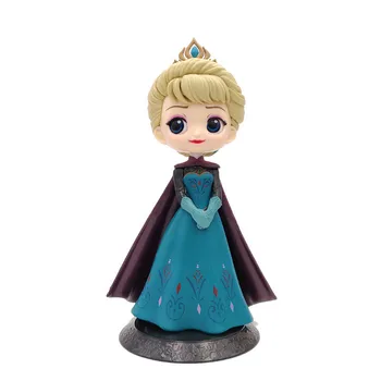 DISNEY Q posket Princese Lelle Ariel Rapunzel Tangled Elza Anna Attēls rotaļlietas, lelles, rotaļlietas Kūka Topper Kūka dekori dzimšanas dienas svinības