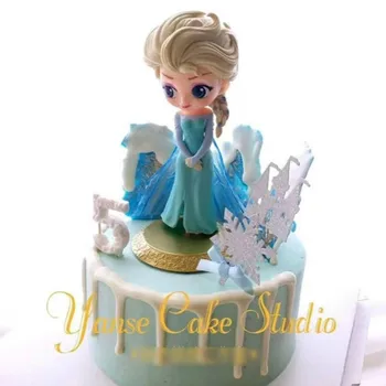 Disney Skaitļi Saldēti Princese Aisha Lelle Anna Kolekciju Modelis Kūka Apdare Darbības Rādītāji Rotaļlietas Bērniem Dāvanas