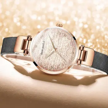 DOM Jaunu Modes Skatīties Sieviešu Rhinestone Kvarca rokas Pulkstenis Dāmas Kleita Sieviešu Pulkstenis relogio feminino Rose Gold reloj mujer