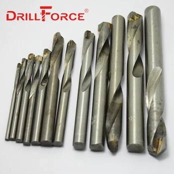 Drillforce 10PCS 3-20mm Volframa Karbīda Gals Urbis TCT Atslēdznieks Urbju Par čuguna, Alumīnija Betona (3/5/10/15/20mm)