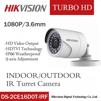 DS-2CE16D0T-IRF Hikvision angļu 2MP HD1080P IS Bullet Kamera 20m IS Attālums IP66 ūdensnecaurlaidīgu CCTV Drošības Kameras