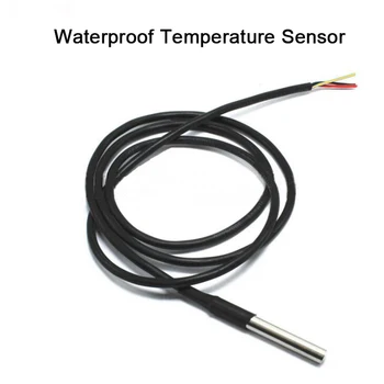 DS18b20 Temperatūras Sensors 5 15 20 10pcs/daudz DS18b20 Ūdensizturīgs Temperatūras Sensors Ar Nerūsējošā Tērauda Zondi, Temperatūras Instruments