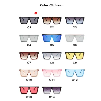 DYTYMJ 2020. gadam Lielgabarīta Saulesbrilles Vīriešiem Zīmola Dizaineru Brilles Vīrieši/Sievietes Retro Saules Brilles Vīriešiem, Gradients, Laukums Gafas De Sol