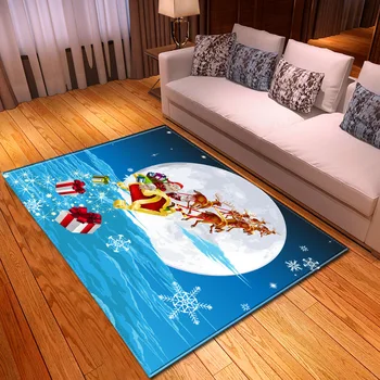 Dzīvojamā Istaba Paklāju Ziemassvētku Modelis Bērnu Segas Bērnu Istabas Apdare Lielu Paklāju Mājās, Priekšnams, Guļamistaba Gultas Mat