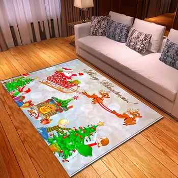 Dzīvojamā Istaba Paklāju Ziemassvētku Modelis Bērnu Segas Bērnu Istabas Apdare Lielu Paklāju Mājās, Priekšnams, Guļamistaba Gultas Mat