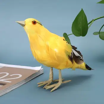 Dārza Mākslīgo Putnu, Dzīvnieku Imitācijas Rotājumu Oriole Putnu Modeli Art Āra Dekoru Veidnes, lai Statujas Simulācijas Putnu