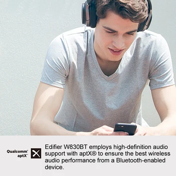 EDIFIER W830BT Bluetooth v4.1 Bezvadu austiņas Bluetooth Austiņas aptX kodeku NFC tehnoloģiju ar 95 stundas atskaņošanas наушники