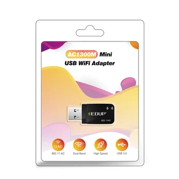 EDUP 1300Mbps Mini USB3.0 Wifi Adapteri, Wifi Tīkla Karte Dual Band 5.8 G/2.4 GHz Wireless USB MAIŅSTRĀVAS Adapteri PC Desktop Laptop