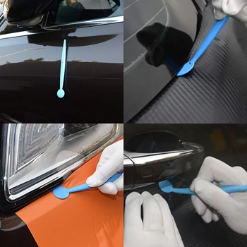 EHDIS Vinyl Wrap Auto Magnēts Iešūt Špakteļlāpstiņu Komplekts Auto Uzlīme Veidošanas Rīku Komplekts Oglekļa Šķiedras Iesaiņošana Instrumentu Magnēts Pieteikumu Skrāpi
