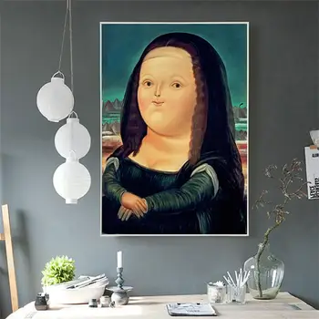 Eiropas slavenu Zvaigžņu Plakātu, Mona Lisa bildes, sienu mākslas apdare, modernās mākslas sienas, dzīvojamā istaba un guļamistaba dekorēšana