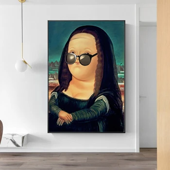 Eiropas slavenu Zvaigžņu Plakātu, Mona Lisa bildes, sienu mākslas apdare, modernās mākslas sienas, dzīvojamā istaba un guļamistaba dekorēšana