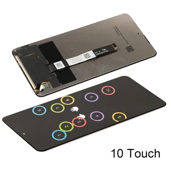 Ekrāna Xiaomi Poco X3 NFC LCD Displejs 10 Touch Ekrānu Nomaiņa Digitizer Montāža Xiaomi Pocophone X3 NFC 6.67
