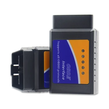 Elm327 OBD2 Bluetooth V1.5 Elm 327 V 1.5 OBD 2 Auto Diagnostikas Instrumentu Skeneris, Elm-327 OBDII Adapteris, Auto Diagnostikas Rīks