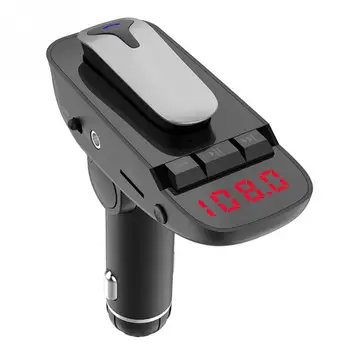 ER9 automātiska on / off auto Hands-free MP3 Bluetooth 4.2 Austiņas ar uzlādes Funkcija Black Adapteri Bezvadu Raidītājs #2
