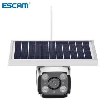 ESCAM QF460 4G Saules Kamera ar 2-ceļu Domofons 5.5 w Saules Paneļu PIR Kustības detektors Bezmaksas Mākoņa Krātuve, HD IP Kameras Ūdensnecaurlaidīgs