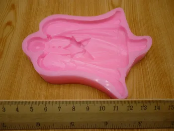 Eņģelis pentagramma izdomājums kūka pelējuma silikona veidnē šokolādes pelējuma konfektes virtuves cepšanas veidnē