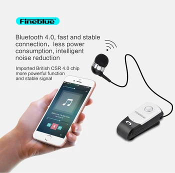 FineBlue F960 Bezvadu Bluetooth Austiņas Stereo Austiņas ar MIC Fone De Ouvido Universāls Brīvroku Earbuds, iPhone, Samsung