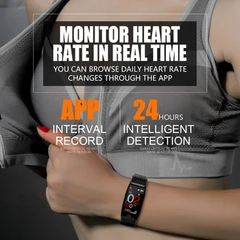 Fitnesa Tracker Smart Aproce Asinsspiediens Pedometrs Fitnesa Rokassprādze Sirds Ritma Monitors Ūdensizturīgs Bluetooth Skatīties Vīrieši Sievietes