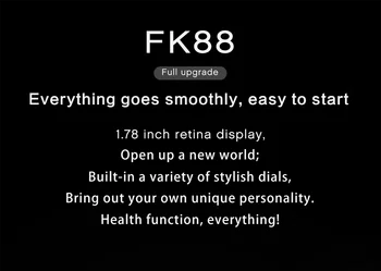 FK88 Smart Skatīties Vīrieši Bluetooth Zvanu GPS 1.78 Collu Sieviešu smartwatch ir 2021. Fitnesa rokassprādze PK FK78 W26 W46 HW16 HW12 AK76 X6, X7