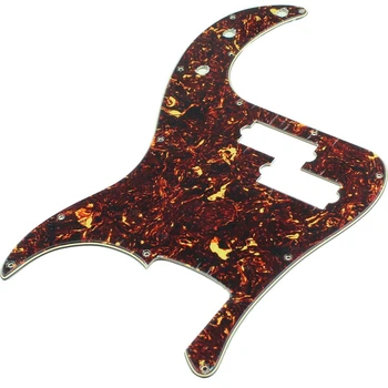 Forši, Tumši Sarkanas Liesmas Modelis 3 Kārtu Pickguard Nulles Plate P Bass Ģitāra Daļa