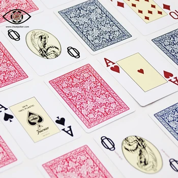 Fournier 2818 Svītrkods Atzīmēti Spēļu Kārtis, Pokera Analyzer Plastmasas Klāja Burvju Triku Anti Cheat Poker