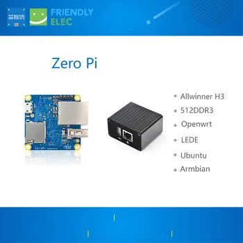 FriendlyARM NanoPi ZeroPi 512MB RAM gb / s Ethernet Cortex A7 Attīstības padomes Allwinner mini linux valdes pi nulles