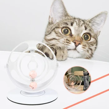 Funny Kaķis Pet Rotaļlietas, Kaķu Rotaļlietas, Izlūkošanas 360° Rotācija Interaktīvā Telpā Rotējošā Kaķis Rotaļu Bumbiņas Interaktīvā Rotaļlieta IQ Traning