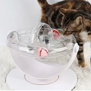 Funny Kaķis Pet Rotaļlietas, Kaķu Rotaļlietas, Izlūkošanas 360° Rotācija Interaktīvā Telpā Rotējošā Kaķis Rotaļu Bumbiņas Interaktīvā Rotaļlieta IQ Traning