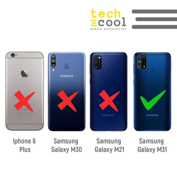 FunnyTech®Silikona Case for Samsung Galaxy M31 l asorti konsoles