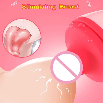 G Spot Mutvārdu Klitoru Laiza Stimulators Mēles, Krūšu galu Zīdējs Krūts Palielināt Massager Vibratori Seksa Rotaļlietas sievietēm Masturbator