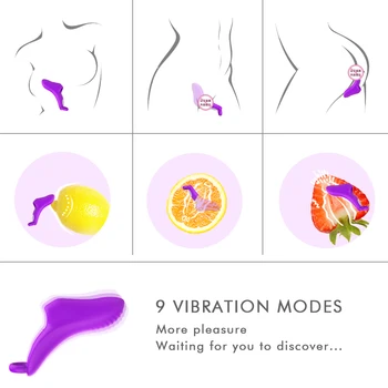 G-Spot Pirkstu Clit Vibrators Sievietes Klitora Stimulators Erotiska produkta Preces Pieaugušajiem Tālvadības Seksa Rotaļlietas Sievietēm, Pāriem