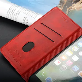Gadījumā Xiaomi Redmi 3S luxury Vintage Ādas Pārsegu coque ar Statīvu Kartes Slots xiaomi redmi 3s gadījumā būtiska capa