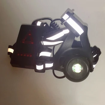 Gaitas Gaismas USB Uzlādes Nakts Drošības Brīdinājuma Gaismas LED Krūtīm Lampas, Āra Sporta Skriešanas, Riteņbraukšana Velo Lukturīti