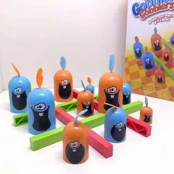Gobblet Galda Šaha galda Spēle Rotaļlieta Ģimenes Grupa Line Up Trīs Gobblers Puzzle Smieklīgi Stratēģija