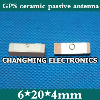 GPS keramikas pasīvā antena/6*20*4mm/PAD antena vai mobilā tālruņa antena(darba Bezmaksas Piegāde)2GAB