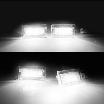 Gtinthebox 2GAB Balts LED Auto Interjera Apgaismojums, Durvju Pieklājīgi Lukturi, Bagāžnieka Zonas Kravas Gaismas Tesla Model S Model X Modelis 3