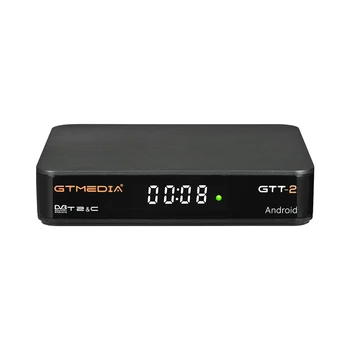 GTMEDIA GTT2 tv kastē android 6.0 DVB+T/T2/Kabelis(J83.A/C)/ATSC-C/ISDBT iebūvētu Wifi 2 GB 8 GB H. 265 Amlogic S905D set top box