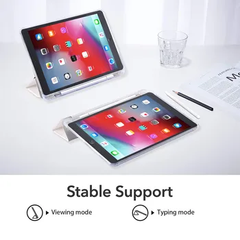 Gudrs Ananāsu Gaisa 4 Silikona Case iPad Pro 2020. Gadam 10.5 Ar Zīmuļa Turētāju 10.2 collu 8. Paaudzes 7. 12.9 Pro 2018 Mini 4 5