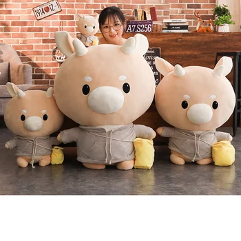 Gudrs sekretārs zelta grūti plīša lelle korejiešu TV kawaii plīša rotaļlieta govs bērni bērnu rotaļlietas dzimšanas dienas dāvana