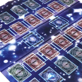 Gumijas Spēlēt Mat 60x60cm Galaxy Stila Konkurences Pad Playmat Par Yu-gi-oh Kāršu spēle kolekcija kartes, dāvanu kartes zēniem D4